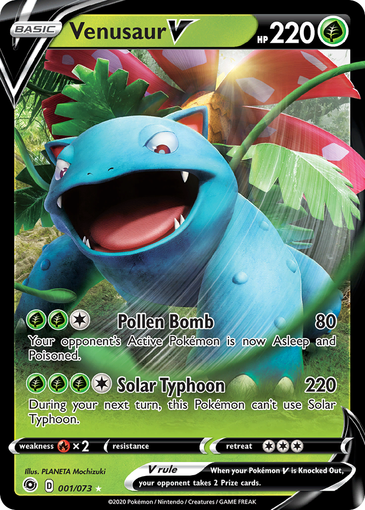 Venusaur V (1/73) - [Holo Foil] Champion's Path (CPA)