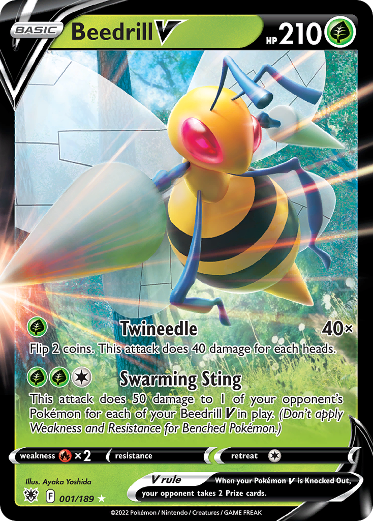 Beedrill V (1/189) - [Holo Foil] Astral Radiance (ASR)