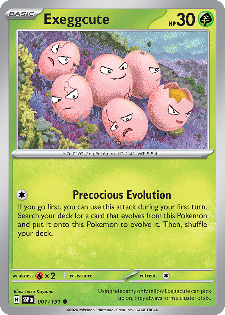 Exeggcute (1/191) - Surging Sparks (SSP)
