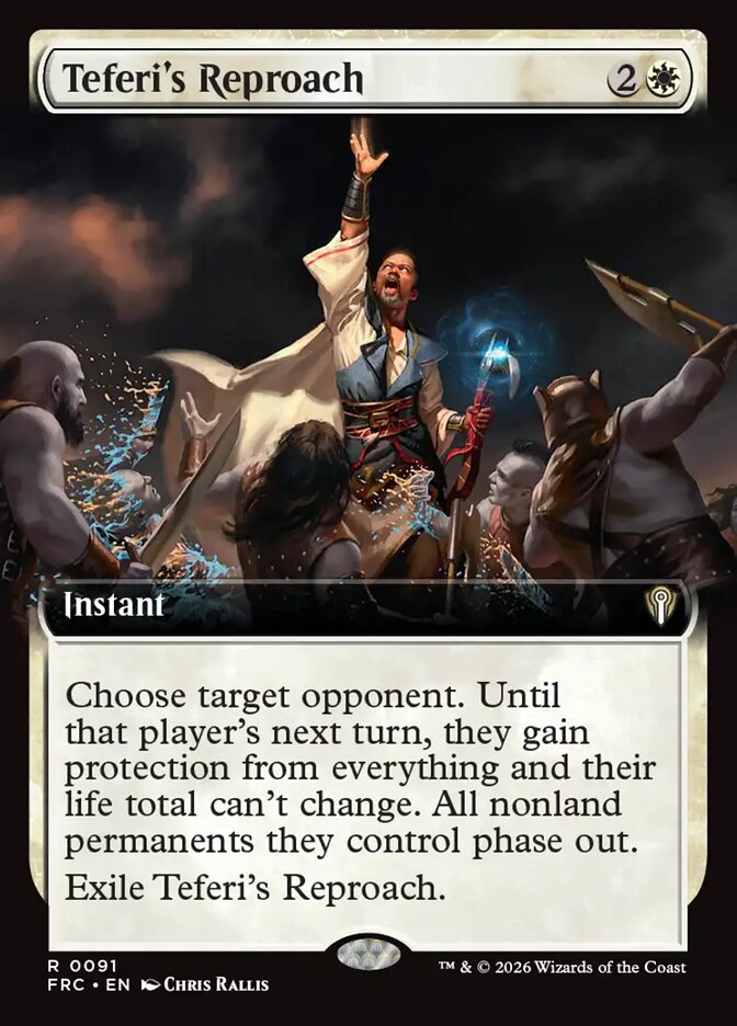 Teferi's Reproach (91) - Reality Fracture Commander (FRC)