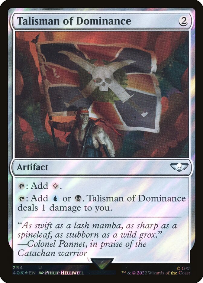 Talisman of Dominance (254★) - Warhammer 40,000 Commander (40K)