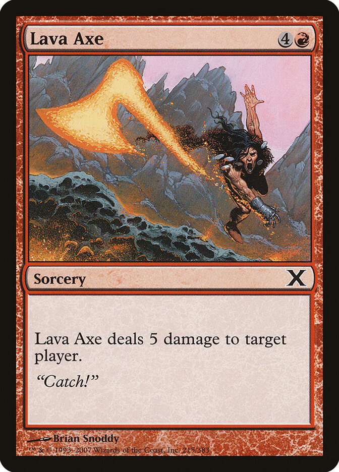 Lava Axe (215) - Tenth Edition (10E)