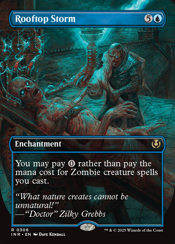 Rooftop Storm - [Borderless] Innistrad Remastered (INR)