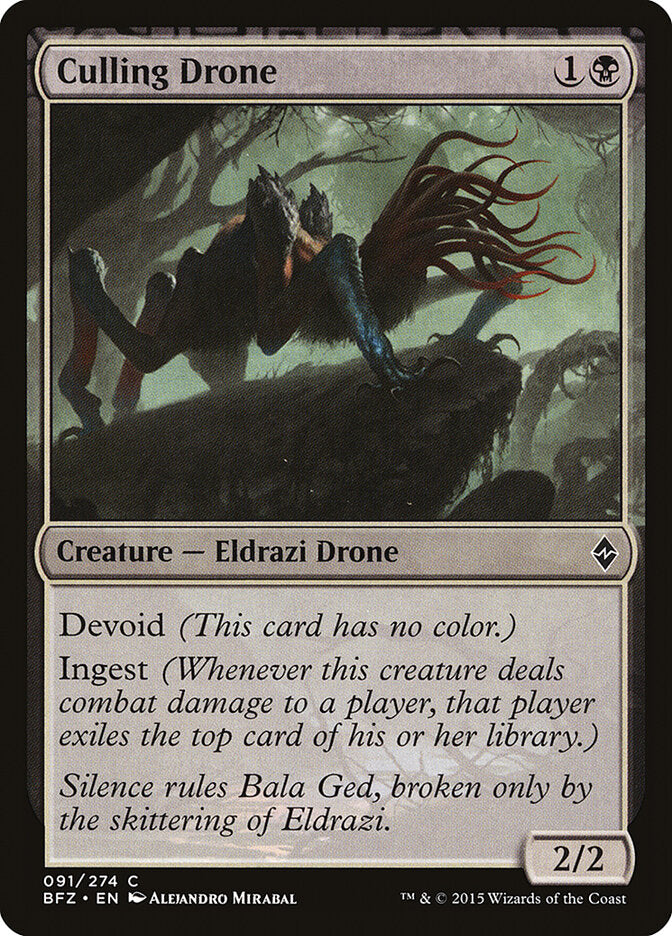 Culling Drone (91) - Battle for Zendikar (BFZ)