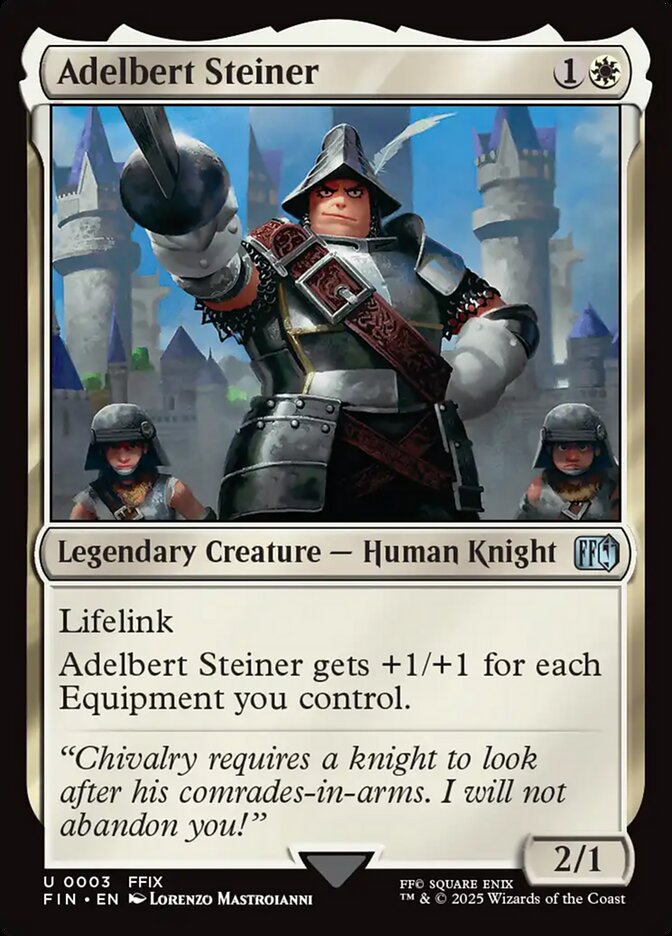 Adelbert Steiner (3) - [Foil] Final Fantasy (FIN)