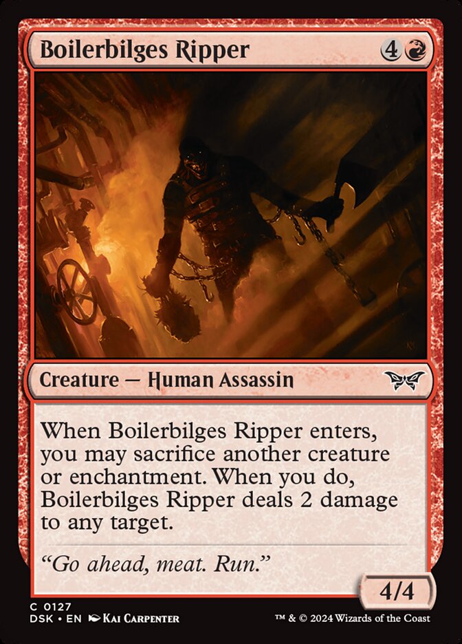 Boilerbilges Ripper (127) - Duskmourn: House of Horror (DSK)