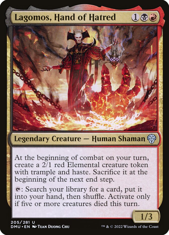 Lagomos, Hand of Hatred (205) - Dominaria United (DMU)