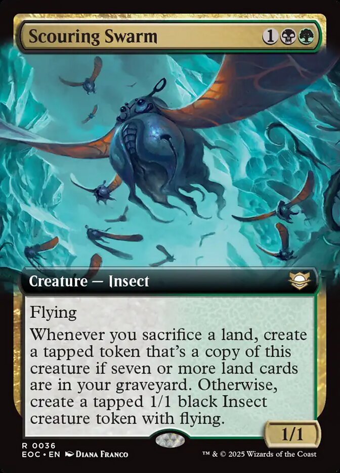 Scouring Swarm (36) - Edge of Eternities Commander (EOC)