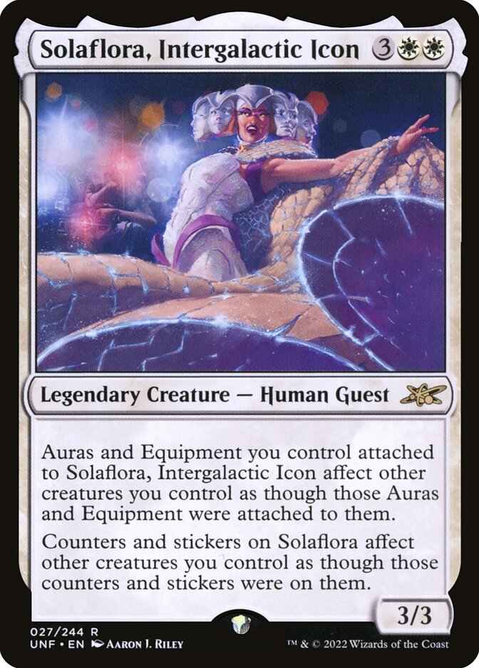Solaflora, Intergalactic Icon (27) - Unfinity (UNF)