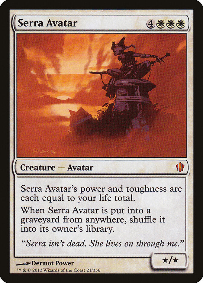 Serra Avatar (21) - Commander 2013 (C13)