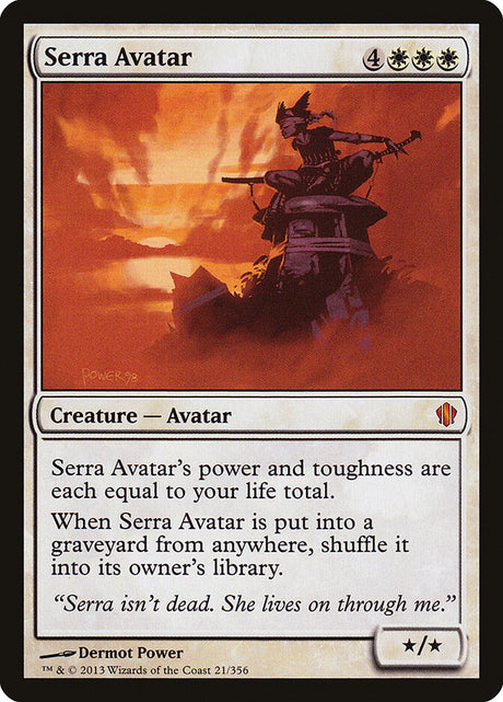 Serra Avatar (21) - Commander 2013 (C13)