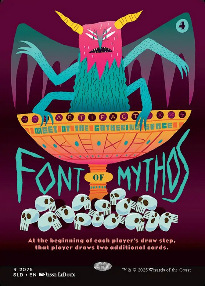 Font of Mythos (2075) - Secret Lair Drop (SLD)