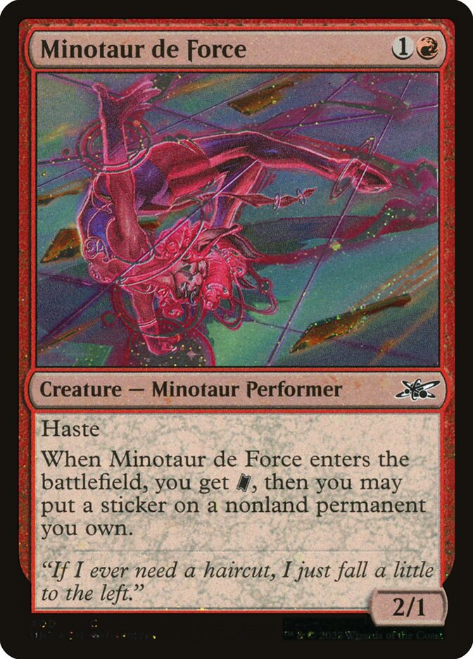 Minotaur de Force (400) - Unfinity (UNF)