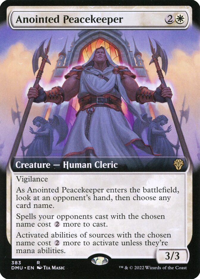 Anointed Peacekeeper (383) - Dominaria United (DMU)