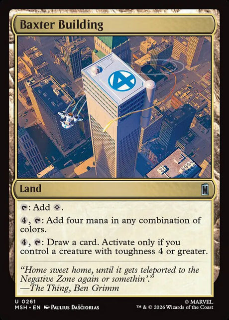 Baxter Building (261) - Marvel Super Heroes (MSH)