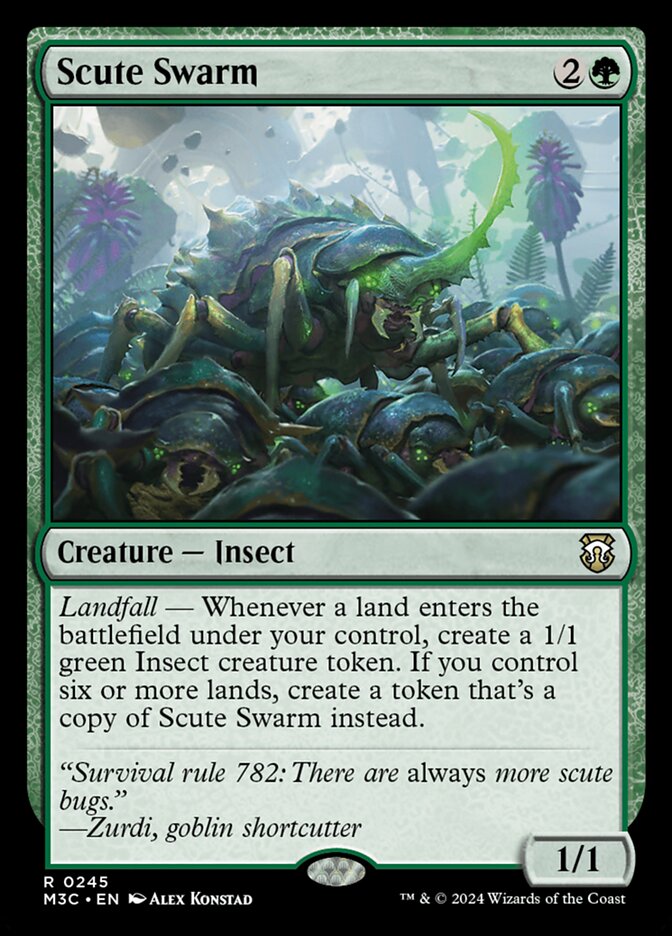 Scute Swarm (245) - Modern Horizons 3 Commander (M3C)