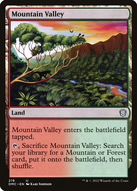 Mountain Valley (219) - Dominaria United Commander (DMC)
