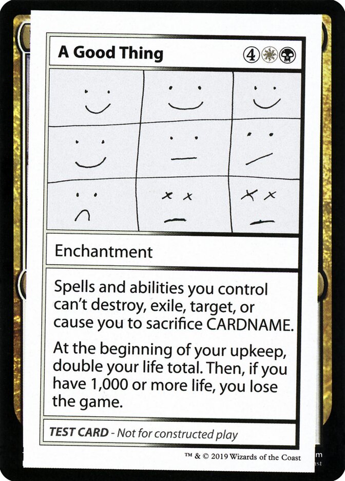 A Good Thing (86) - Mystery Booster Playtest Cards 2021 (CMB2)