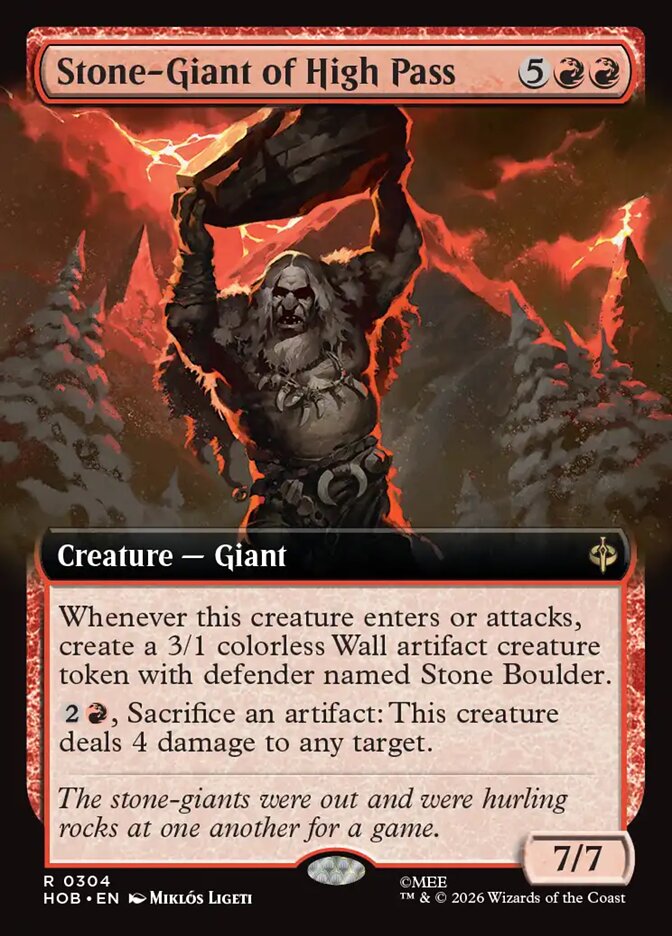 Stone-Giant of High Pass (304) - The Hobbit (HOB)
