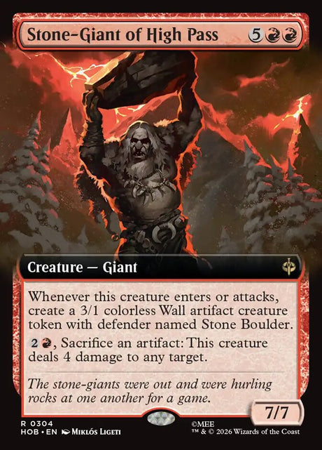 Stone-Giant of High Pass (304) - The Hobbit (HOB)