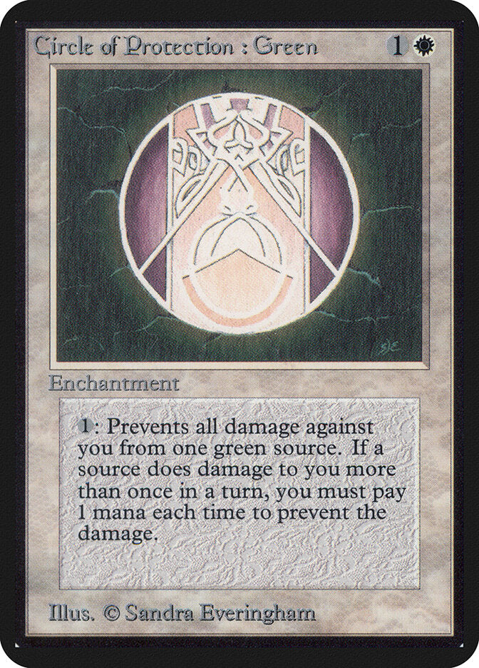 Circle of Protection: Green (11) - Limited Edition Alpha (LEA)