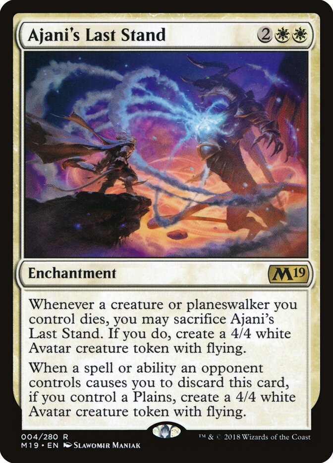 Ajani's Last Stand (4) - Core Set 2019 (M19)