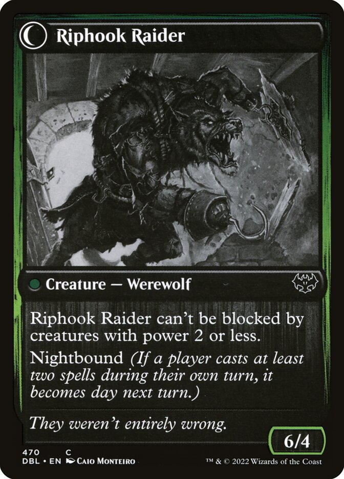 Hookhand Mariner // Riphook Raider (470) - Innistrad: Double Feature (DBL)