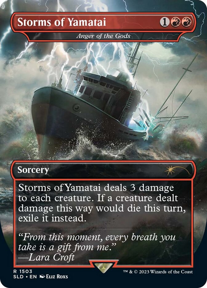 Storms of Yamatai - Anger of the Gods (1503) - Secret Lair Drop (SLD)
