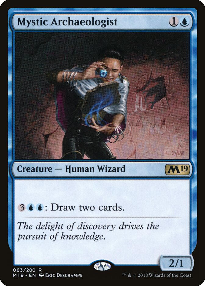 Mystic Archaeologist (63) - Core Set 2019 (M19)