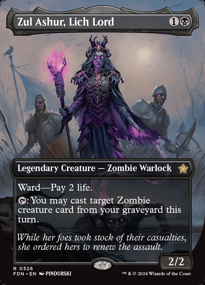 Zul Ashur, Lich Lord - [Borderless] Foundations (FDN)