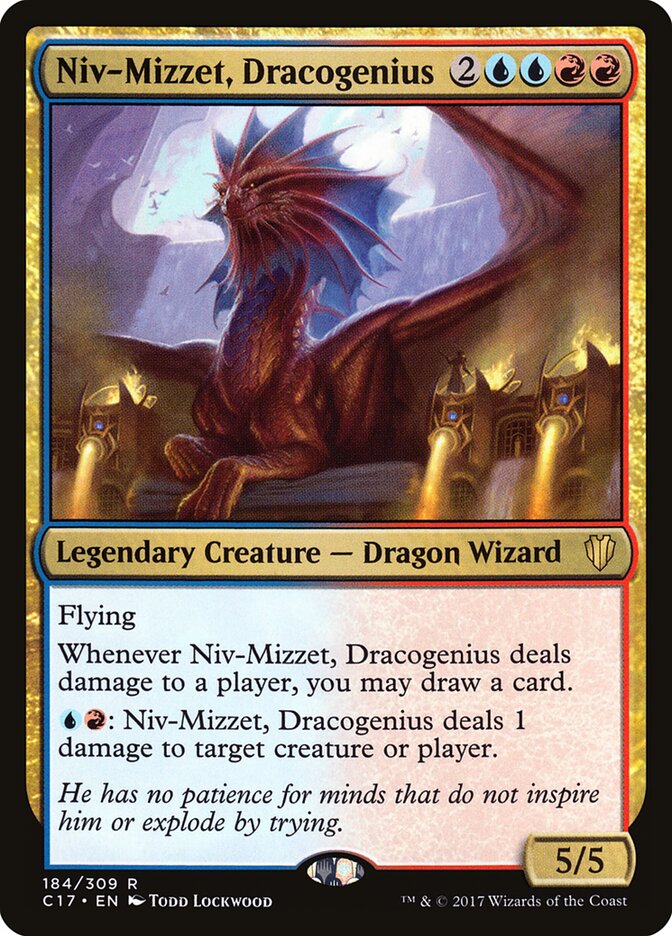 Niv-Mizzet, Dracogenius (184) - Commander 2017 (C17)