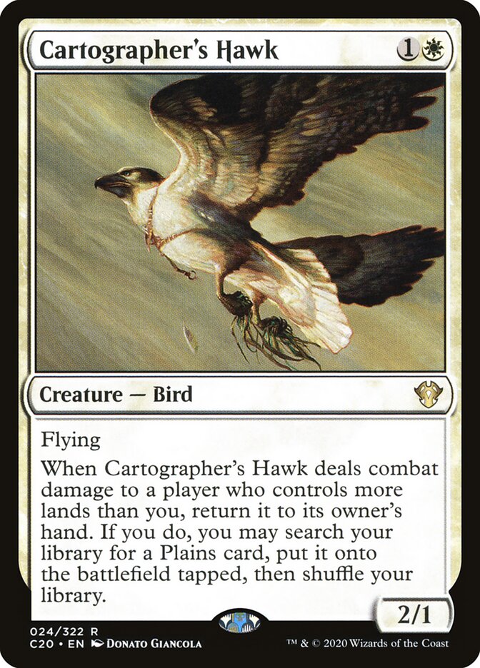 Cartographer's Hawk (24) - Commander 2020 (C20)