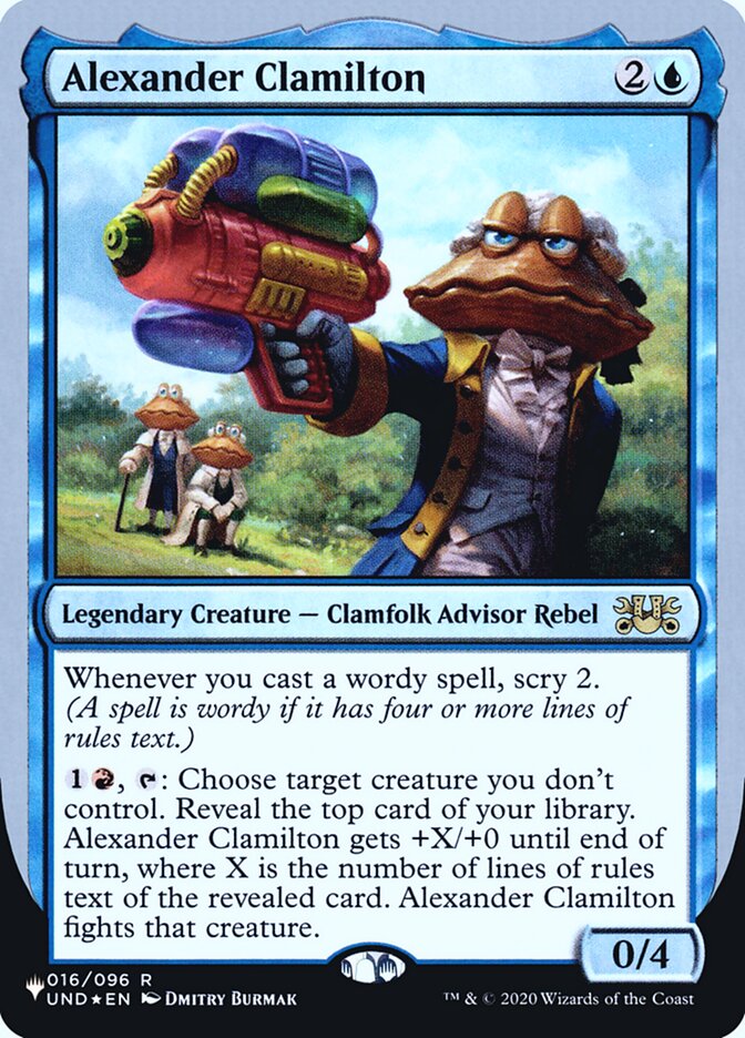 Alexander Clamilton (10) - The List (Unfinity Foil Edition) (ULST)