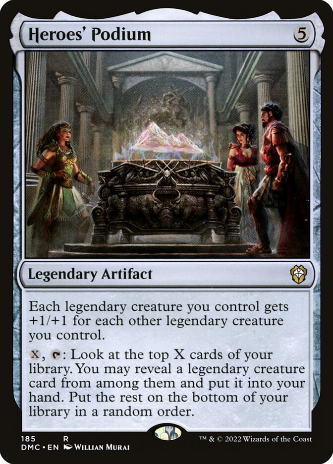 Heroes' Podium (185) - Dominaria United Commander (DMC)