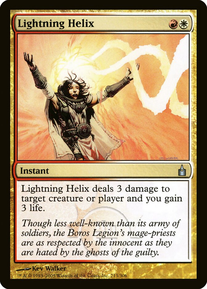 Lightning Helix (213) - Ravnica: City of Guilds (RAV)