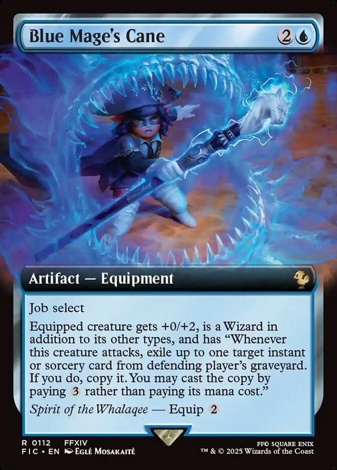 Blue Mage's Cane (112) - [Extended Art] Final Fantasy Commander (FIC)