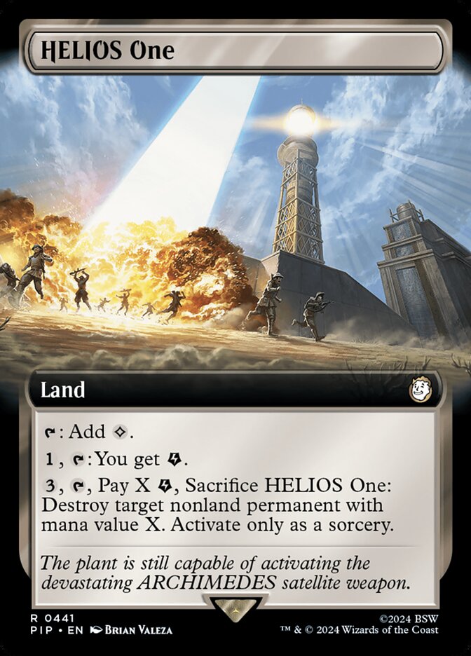 HELIOS One - [Foil, Extended Art] Fallout (PIP)