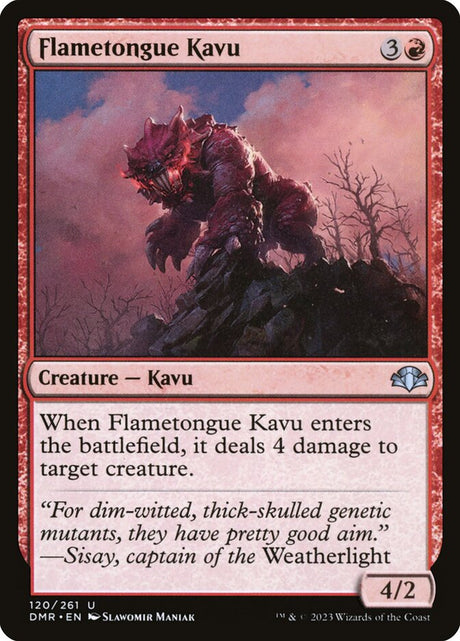 Flametongue Kavu (120) - Dominaria Remastered (DMR)