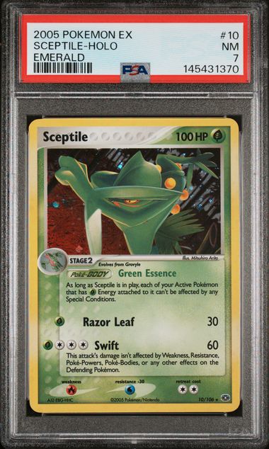 Sceptile #10 - [Graded PSA 7] Emerald (EM)