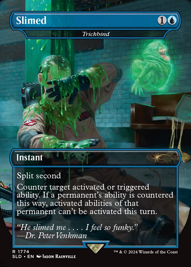 Slimed - Trickbind - [Foil, Borderless] Secret Lair Drop (SLD)