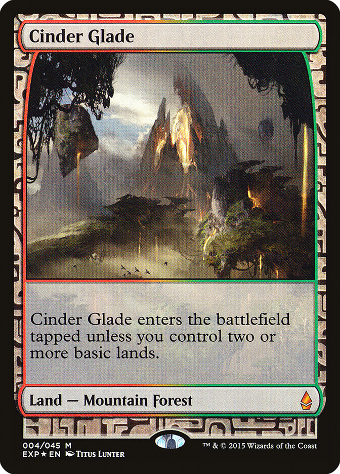 Cinder Glade (4) - Zendikar Expeditions (EXP)