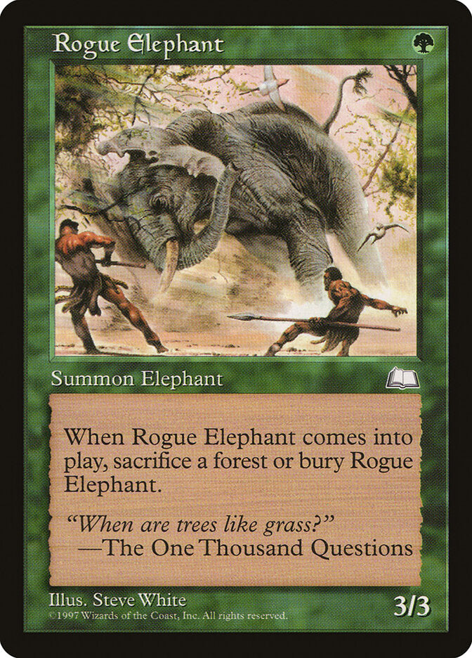 Rogue Elephant (139) - Weatherlight (WTH)