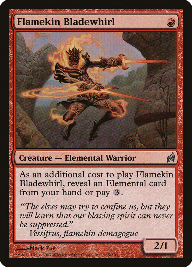 Flamekin Bladewhirl (165) - Lorwyn (LRW)