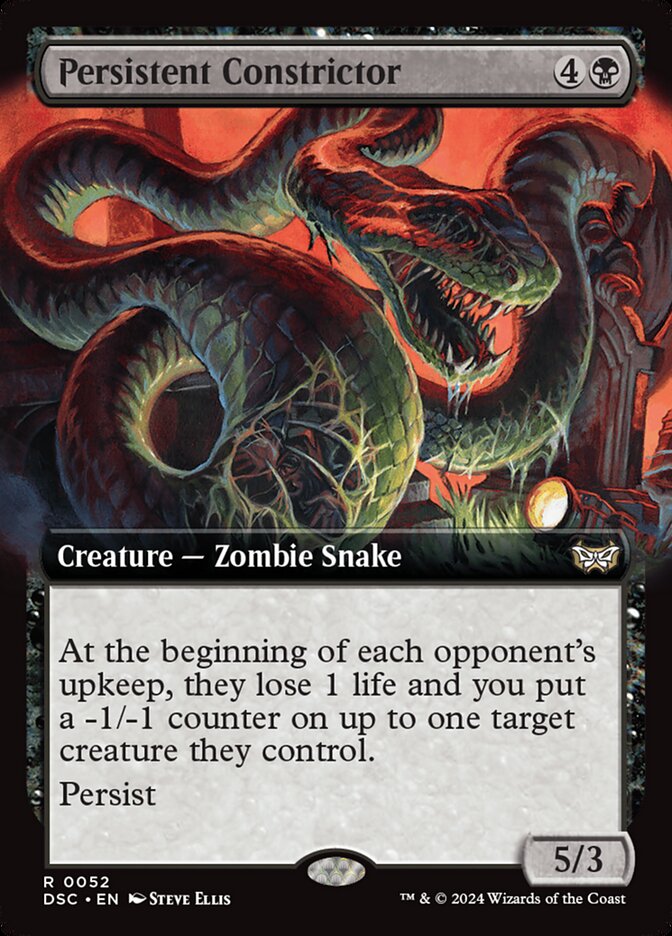 Persistent Constrictor (52) - Duskmourn: House of Horror Commander (DSC)