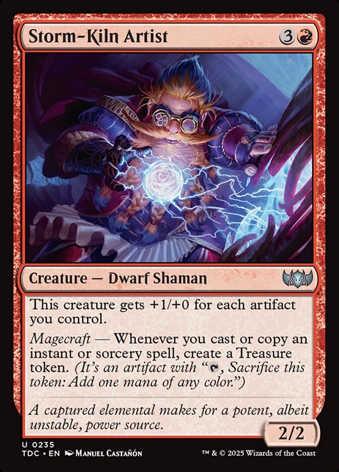 Storm-Kiln Artist (235) - Tarkir: Dragonstorm Commander (TDC)