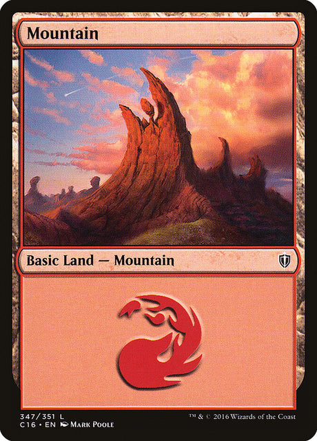 Mountain (347) - Commander 2016 (C16)
