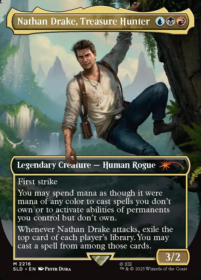 Nathan Drake, Treasure Hunter (2216) - Secret Lair Drop (SLD)
