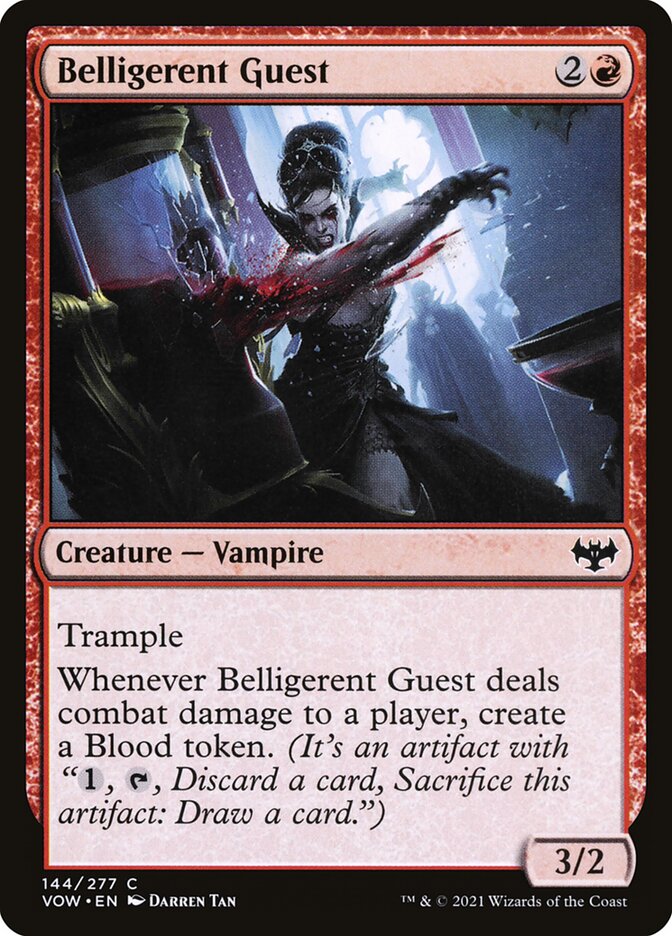 Belligerent Guest (144) - Innistrad: Crimson Vow (VOW)