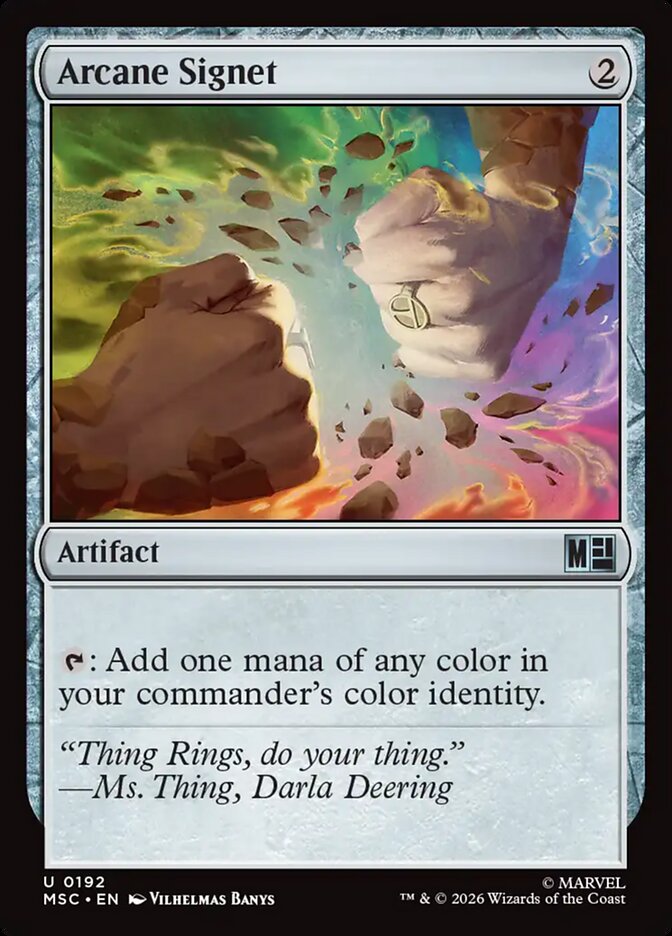 Arcane Signet (192) - Marvel Super Heroes Commander (MSC)
