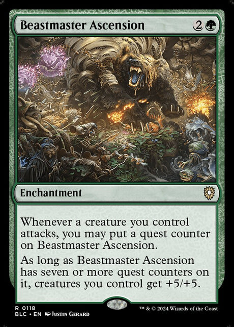 Beastmaster Ascension (118) - Bloomburrow Commander (BLC)